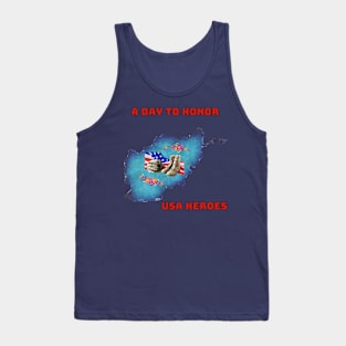 A Day to Honor USA Heroes Tank Top